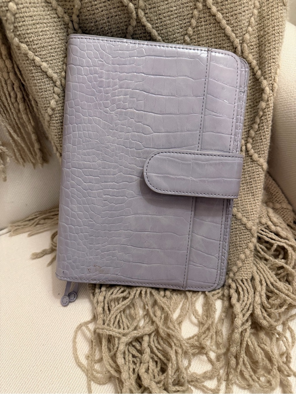 Croc-Vegan Lavender Mist A5 Planner Cover